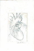 Indigo blue Rooster