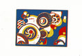 Abstract print - blue